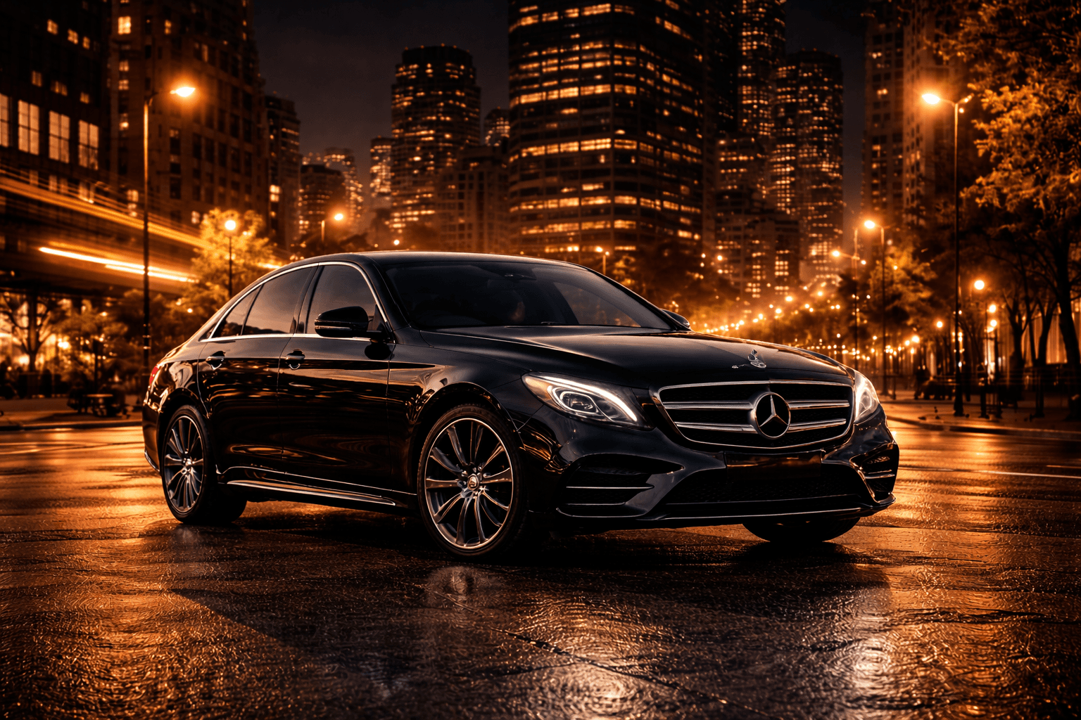 Mercedes-Benz E-Class chauffeur-driven vehicle in South Africa