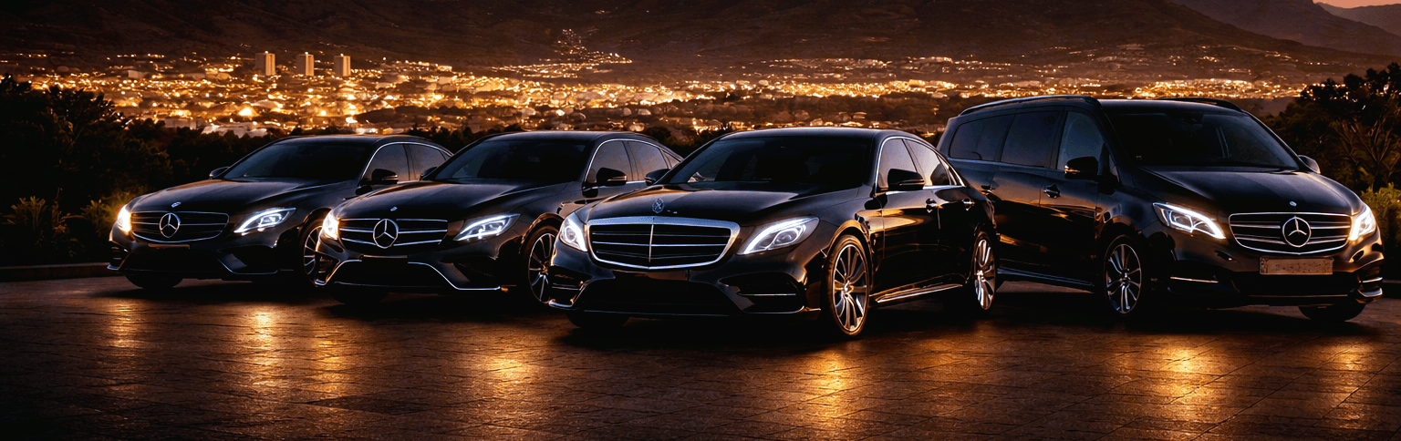 Luxury chauffeur-driven Mercedes-Benz vehicles from Choice Lux Cars