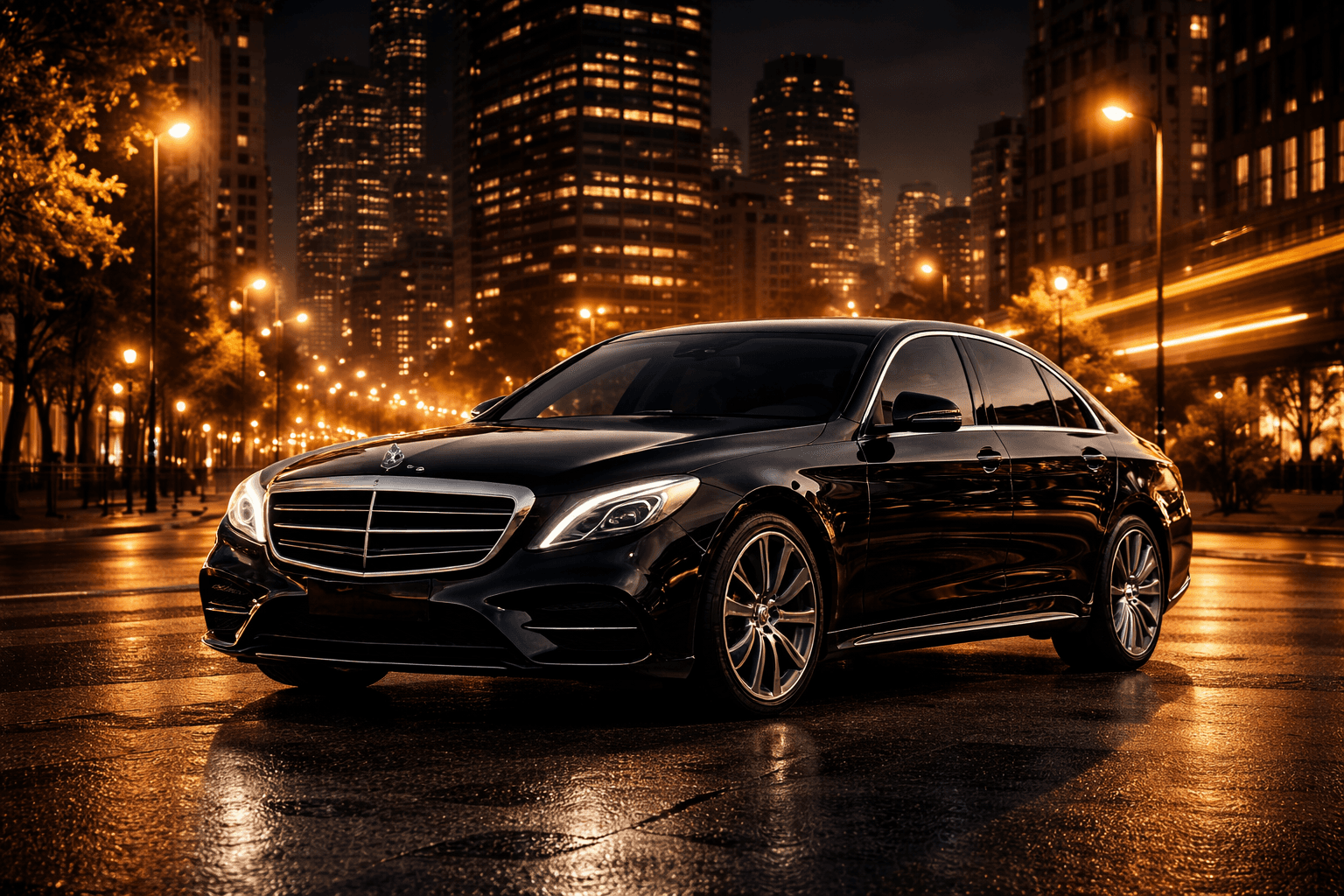 Mercedes-Benz S-Class chauffeur-driven vehicle in South Africa