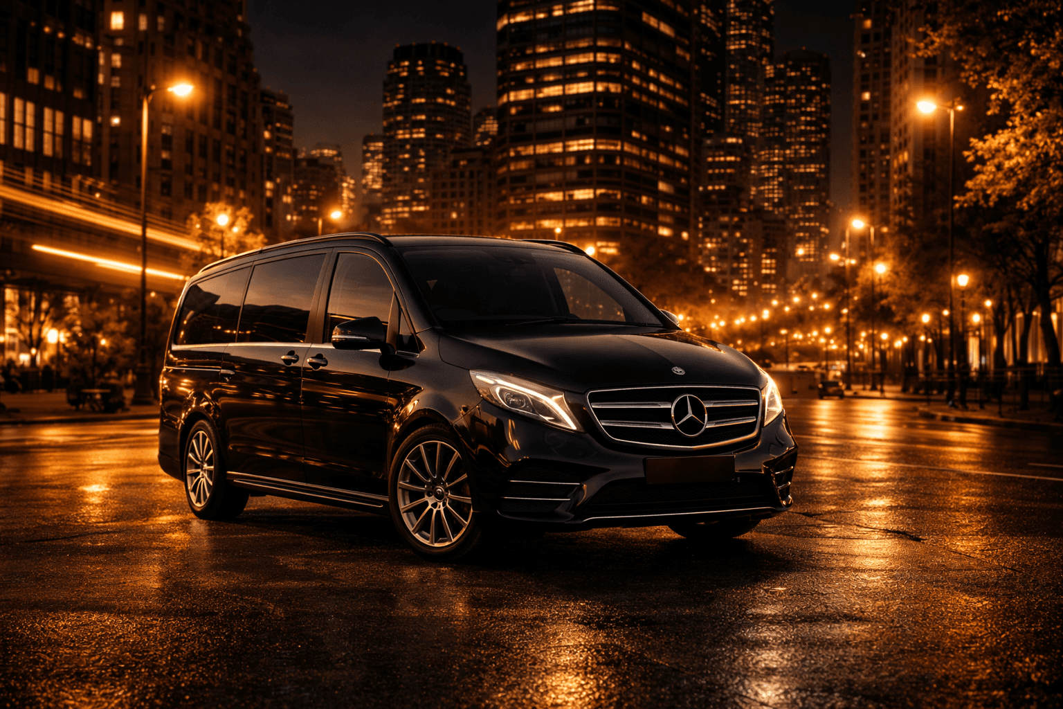 Mercedes-Benz V-Class chauffeur-driven vehicle in South Africa